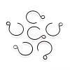 304 Stainless Steel Earring Hooks STAS-O119-10B-1