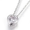 304 Stainless Steel Pendant Necklaces NJEW-O108-14P-1