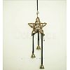 Rattan & Iron Witch Bells Wind Chimes Door Hanging Pendant Decoration WICR-PW0001-25B-1