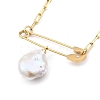 Natural Pearl Pendant Necklaces NJEW-JN03018-01-3