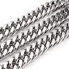 304 Stainless Steel Cuban Link Chains CHS-E018-13P-A-2