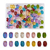 Cheriswelry 96Pcs 8 Colors Transparent Glass Beads Strands GLAA-CW0001-04-11