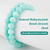 Olycraft 2 Strands Natural Malaysia Jade Beads Strands G-OC0005-13B-4