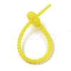 Flower Shape Silicone Cable Zip Ties AJEW-C034-01D-3