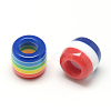 Opaque Stripe Resin Beads X1-RESI-S344-M-2