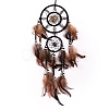 Shell Concentric Woven Net/Web with Feather with Iron Pendants Decoration PW-WG49658-01-1
