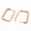 Rectangle Hoop Earrings for Girl Women X-EJEW-N099-002LG-NF-3