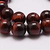Natural & Dyed Tiger Eye Bead Strands G-P230-12-8mm-3