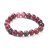 Dyed Natural Jade Beaded Stretch Bracelets BJEW-D446-D-04-2