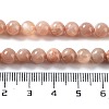 Natural Multi-Moonstone Round Beads Strands X-G-O030-6mm-10B-5