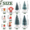 10Pcs 10 Style Christmas Resin Display Decorations DJEW-TA0001-03-3
