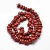 Natural Red Jasper Chip Beads Strands X-G-E271-124-2