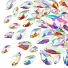 SUPERFINDINGS 300pcs 9 Style Resin Rhinestone Button RESI-FH0001-53-3