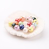 Handmade Porcelain Beads X-PORC-D001-10mm-M-1