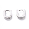 304 Stainless Steel Huggie Hoop Earrings EJEW-O099-06P-2