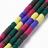 Handmade Polymer Clay Bead Strands CLAY-C003-02I-1