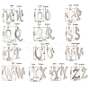 304 Stainless Steel Letter Pendants STAS-CJ0001-42-3