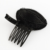 Nylon Princess Head Hair Fluffy Styling Hair Tools Bangs Stick OHAR-R095-06-2