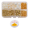 DIY Round Beads Jewelry Set Making Kit DIY-YW0004-45G-1