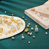 Kissitty 105Pcs 12 Styles Brass Hollow Beads KK-KS0001-27-15