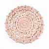 Rubber Wood Carved Onlay Applique Craft WOOD-WH0100-55A-1