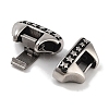 Tibetan Style 304 Stainless Steel Watch Band Clasps STAS-L274-001AS-3