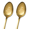 Stainless Steel Spoons Set AJEW-WH0253-014-1