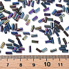 Metallic Colours Glass Bugle Beads SEED-N005-001-D04-4