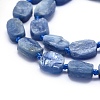 Natural Kyanite/Cyanite/Disthene Beads Strands G-O170-22-3