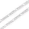 304 Stainless Steel Figaro Chain CHS-M003-12P-D-1