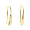 Rack Plating Brass Earring Hooks KK-F839-033G-1