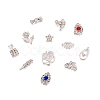 Cheriswelry 60Pcs 12 Colors Zinc Alloy Cabochons MRMJ-CW0001-02-2
