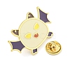 Halloween Theme Golden Alloy Brooches JEWB-Z023-01F-3