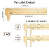 4 Inch/100mm Brass Vernier Caliper TOOL-WH0121-45-2