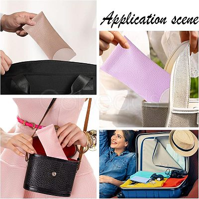 Nbeads 4Pcs PU Imitation Leather Glasses Case AJEW-NB0003-33-1