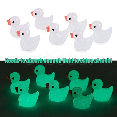 40 Pcs 4 Style Luminous Mini Ducks JX342A-1