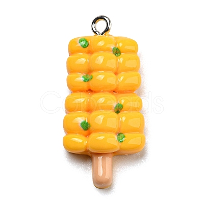 Opaque Resin Imitation Food Pendants CRES-D019-02B-1