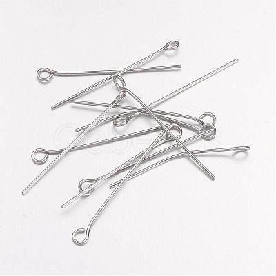 Tarnish Resistant 304 Stainless Steel Eye Pin STAS-R045-30mm-1