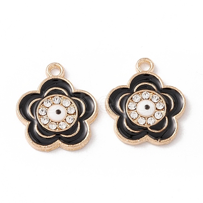 Alloy Enamel Pendants FIND-G031-01KCG-02-1