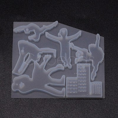 DIY Pendants Silhouette Silicone Statue Molds DIY-TAC0001-32-1