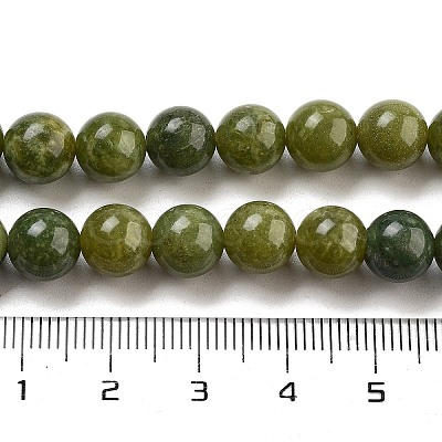 Natural Canada Jade Beads Strands G-NH0029-02A-1