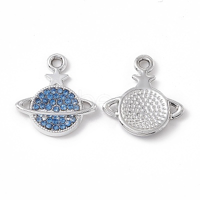 Alloy Rhinestone Pendants ALRI-K049-09A-1