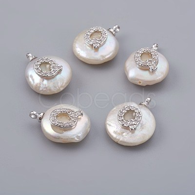 Natural Cultured Freshwater Pearl Pendants PEAR-F008-30P-Q-1