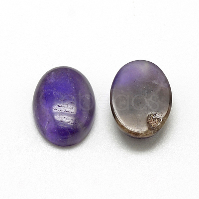 Natural Amethyst Cabochons X-G-R415-13x18-30-1