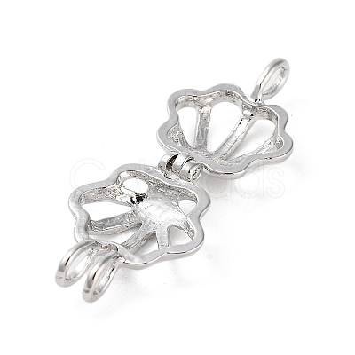 Alloy Bead Cage Pendants FIND-M012-01I-P-1