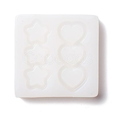 Triple Star & Triple Heart Silicone Molds DIY-Z023-01-1