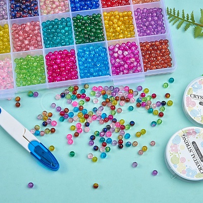 DIY Stretch Bracelet Making Kits DIY-SZ0004-07-1