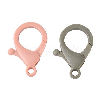 Plastic Lobster Claw Clasps X-KY-ZX002-M-B-1