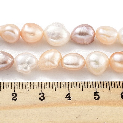 Natural Cultured Freshwater Pearl Beads Strands PEAR-P062-26F-1