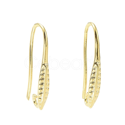 Rack Plating Brass Earring Hooks KK-F839-033G-1